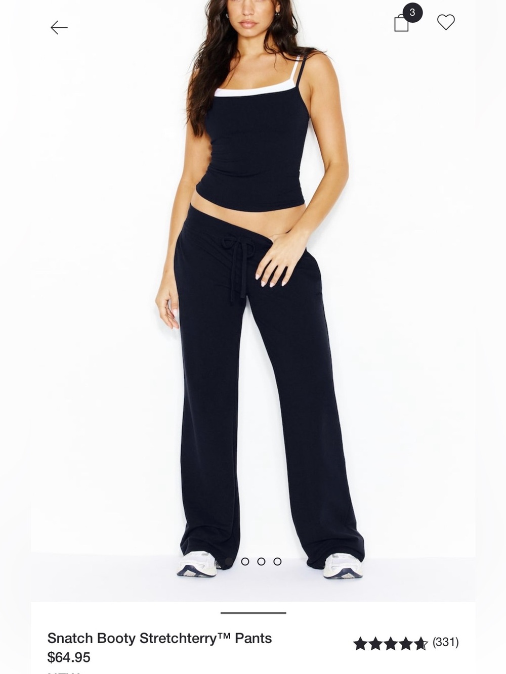 Garage Snatch Booty Stretchterry™ Pants - Black L